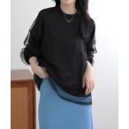 tシャツ チュール レイヤード長袖ロンT