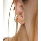 イヤーカフ ラグジュアリーパールビジューイヤーカフ レディース