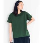 tシャツ リブ　イン　コンフォート　まるで裸みたいな涼やかな開放感！ノーブラで着る接触冷感トップス レディース