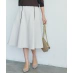 ショッピングスカート スカート パイピングフレアスカート