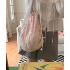デイバック リュック WEGO/フリルコンパクトガーリーナップサック レディース