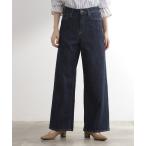 ジーンズ デニム デニムパンツ 「美シルエット/選べる着丈」大人のためのバギーデニム レディース
