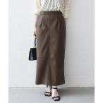 スカート SHIPS any: クロス ステッチ Iライン スカート