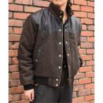 ショッピングモッズコート ミリタリージャケット モッズコート レザーヨーク中綿ツイードジャケット