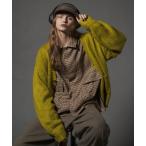 カーディガン Shaggy Knit Cropped Cardigan - シャギーニットクロップドカーディガン - メンズ レディース