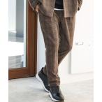 ショッピングリゾート スラックス 1PIU1UGUALE3 RELAX(ウノピゥウノウグァーレトレ リラックス)グレンチェック ジャガード ストレッチ スラックス ロングパ