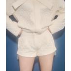 パンツ floral quilted shorts / 花柄キルティングショートパンツ レディース