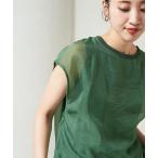 [FREAK'S STORE] безрукавка tops свободный зеленый женский 