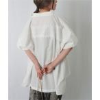 ショッピングレディ 夏 「LUCA/LADY LUCK LUCA」 半袖シャツ FREE オフホワイト レディース