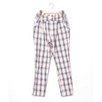 [HONEY MI HONEY] в клетку брюки 40 бежевый женский 