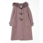 「SHIPS」 ダッフルコート 36 カーキ レディース