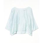 [UNTITLED] длинный рукав блуза 2 голубой женский 