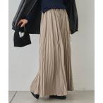 スカート タフタプリーツスカート