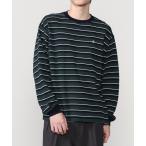 ショッピングジムフレックス tシャツ Gymphlex | ストライプ ワッフルカットソー MEN メンズ レディース