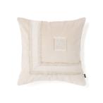 ショッピングクッションカバー クッション クッションカバー スクエアアップリケ クッションカバー 45×45 アイボリー（116）