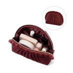  сумка велюр плиссировать сумка S вино с карманом косметичка cosme место хранения compact женский 