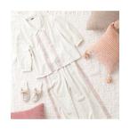 パジャマ ルームウェア 調温加工 レースラインパジャマ アイボリー レディース