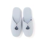 スリッパ ウレタンソール スウェットルームシューズ ブルー