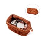  сумка велюр плиссировать тросик сумка orange с карманом косметичка cosme место хранения женский 