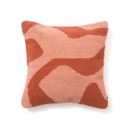 ショッピングクッションカバー クッション クッションカバー タフトドローイング  クッションカバー 45×45 オレンジ（A051）