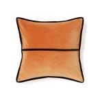 クッション クッションカバー ベルベットライン クッションカバー 45×45 オレンジ（070）