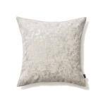 ショッピングクッションカバー クッション クッションカバー メタリックプリント クッションカバー 45×45 ライトグレー（032）