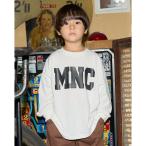 tシャツ 「MNCM」「カイテキ天竺」ロゴプリントビッグTシャツ キッズ 子供服 男の子