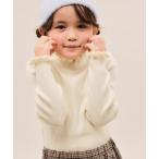 ニット セーター 「KIDS/キッズ」アンチピリングフリルニットプルオーバー/リンクコーデ キッズ 子供服 女の子