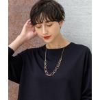 ショッピングネックリング ネックレス ランダムリング ネックレス レディース