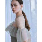 ショッピングドレス ドレス LADYアシンメトリーフリルドレス