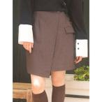スカート ラップディティールスカートショートパンツ