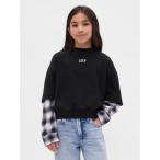 トレーナー フレンチテリーGAPロゴレイヤリングトップ キッズ 子供服 女の子