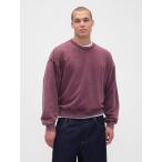 ショッピングGAP トレーナー スウェット ヘビーウェイト クロップド スウェットシャツ メンズ