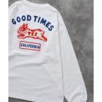 tシャツ TES GOOD TIMES EMB LONG SLEEVE BIG T-SHIRT / ロンT メンズ レディース