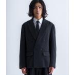 ジャケット テーラードジャケット Tweed double tailored jacket / ツイードダブルテーラードジャケット メンズ レディース