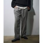 スラックス 2tuck Pinstrip