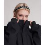 カチューシャ 「 IMARI / イマリ 」 メタル アイレット レザー カチューシャ #_