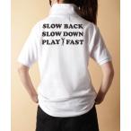 ショッピングリバティ ポロシャツ 「LIBERTY CITY/リバティーシティ」 「SLOW BUT FAST」 ドライポロシャツ メンズ レディース