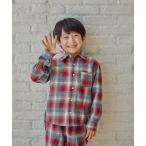 ブラウス シャツ B/チェックネルシャツ キッズ 子供服 男の子