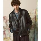 革ジャン ライダース 「UNISEX」Sheep Leather Tailored Double Rider Jacket/シープレザーテーラードダブ