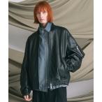 ショッピングレザー ma1 ma-1 「UNISEX」Sheep Leather MA-1/シープレザーMA-1「MAISON SPECIAL/メゾンスペシャル」 メンズ