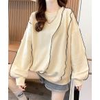 トレーナー スウェット 配色メロウ
