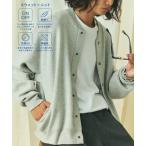 ショッピングスウェット tシャツ 限定展開 Relax Fit リラックスフィット スウェットライクニット クルーネック スナップ カーディガン メンズ