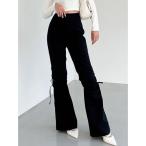 ショッピングスキニー パンツ ポイントギャザースリムパンツ レディース