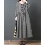 ワンピース チャイナボタンゆった�