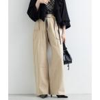 パンツ 「2025AWカタログ/低身長サイズ/2サイズ展開」スタッズサイドポケットパンツ レディース