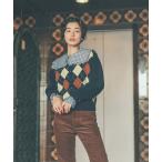 ショッピングアーガイル カーディガン メリノウール アーガイル クルーネックカーディガン レディース