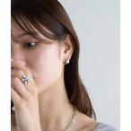 ピアス 「GOLDY」フラットたたきフープピアス レディース