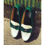 ローファー The Kenford Fineshoes / ケンフォード ファインシューズ EMBOSSED LOAFERS / GRWT メンズ レ