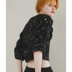 ニット セーター lantern sleeve knit レディース
